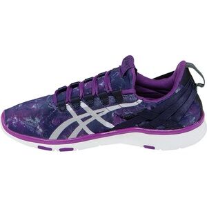 Asics Gel Fit Sana Cross-Training Sneakers Purple/ Blue Sz 9 Low Profile